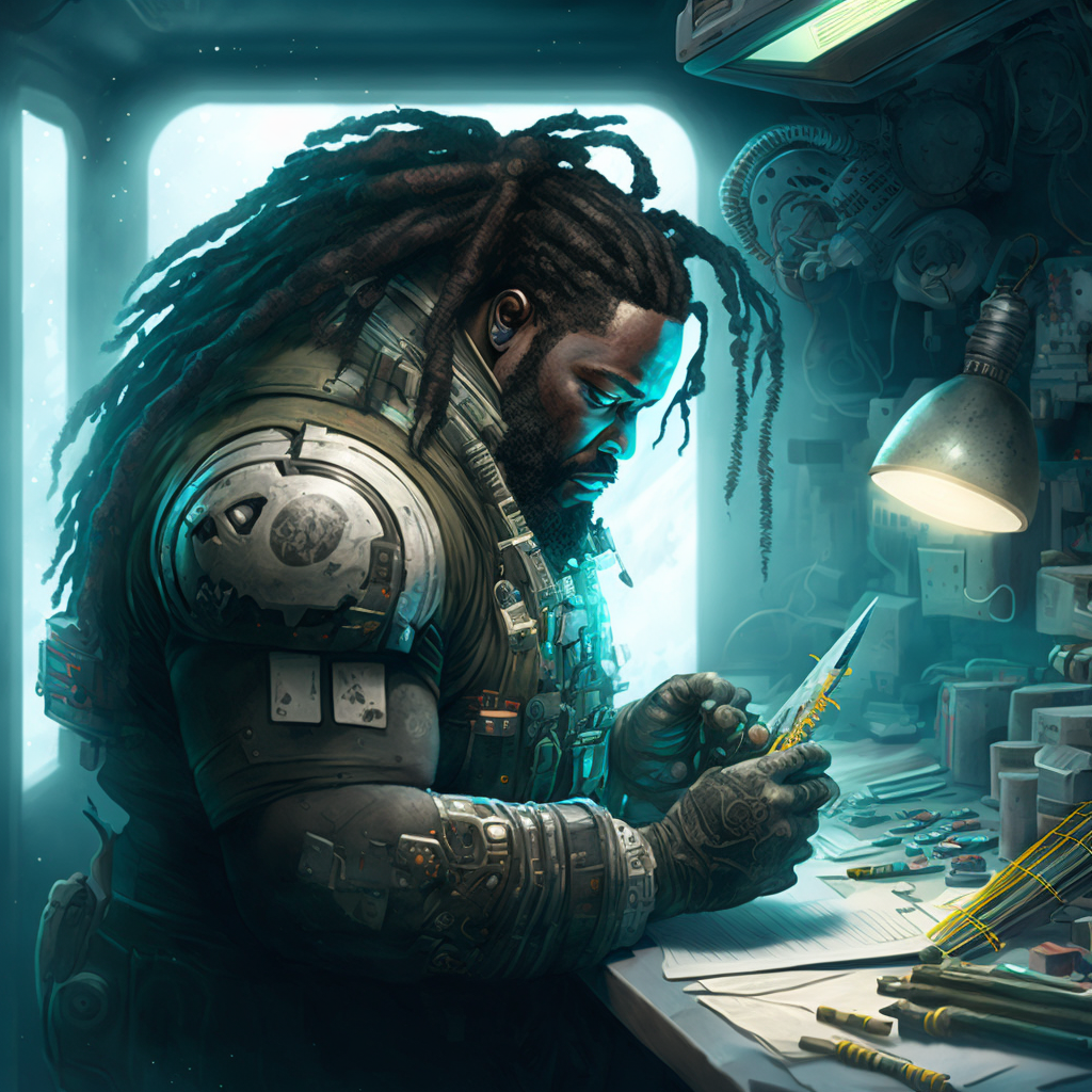 Craze preparing for battle in the best-selling science fiction series, the backworlds