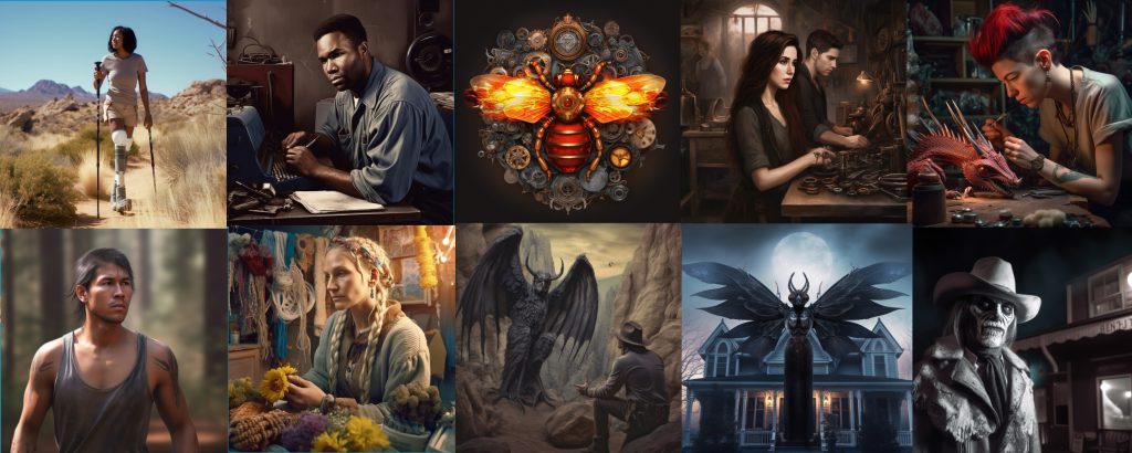 collectible pins from the popular steampunk series, The Rifters