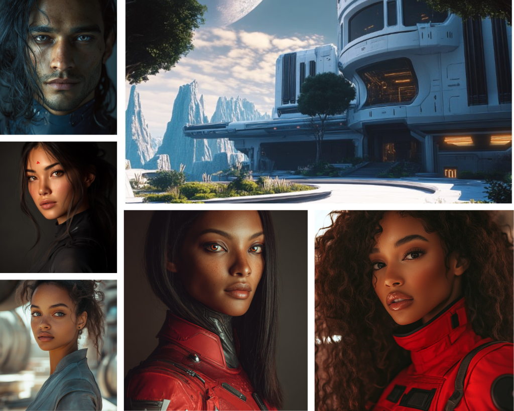 collage of Squad 51 characters