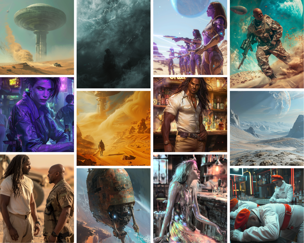 science fiction series scenes